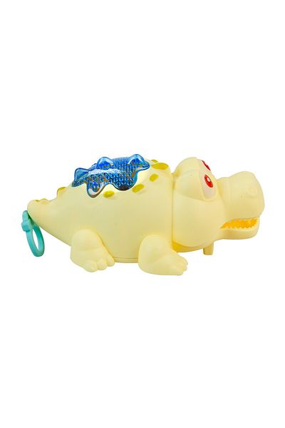 Cosby Wind-Up Lighted Cheerful Crocodile - Yellow