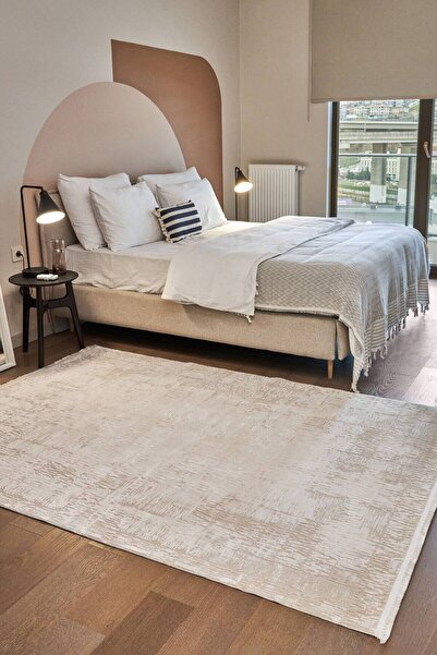 akbel halı & yatak exclusive home design Calista 1712 Bej - Viskon Dokuma Hal...