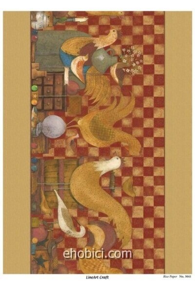 ehobici نموذج ورق ديكور نحاسي من لاينارت - 3041