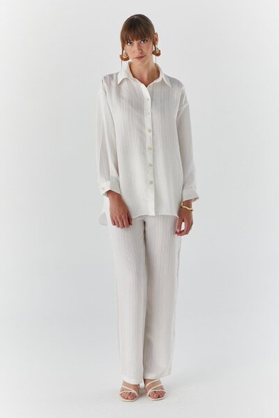 Shopping Shop Shirt Suit Ecru