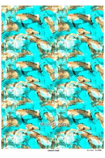 ehobici Lineart Rice Decopage Paper - 3486