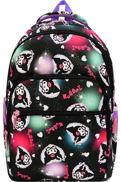 QL ACCESSORY Kuromi set de 3 ghiozdane de lux pentru școală primară