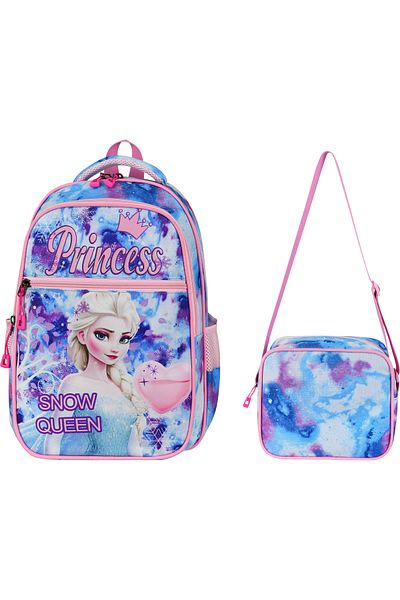 QL ACCESSORY Set prințesă Geantă de lux pentru școală primară