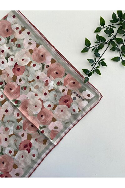 Emproyal Poppy Pattern Cotton Scarf