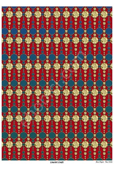 ehobici Lineart Brass Decopage Paper Model - 1524