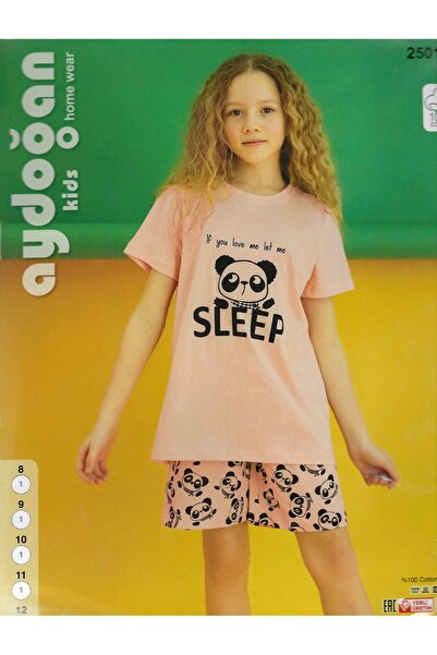 Aydoğan Kız Çocuk Garson Boy Şortlu Pijama Takımı