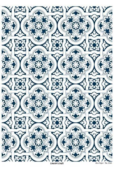 ehobici Lineart Brass Decopage Paper Model - 2345