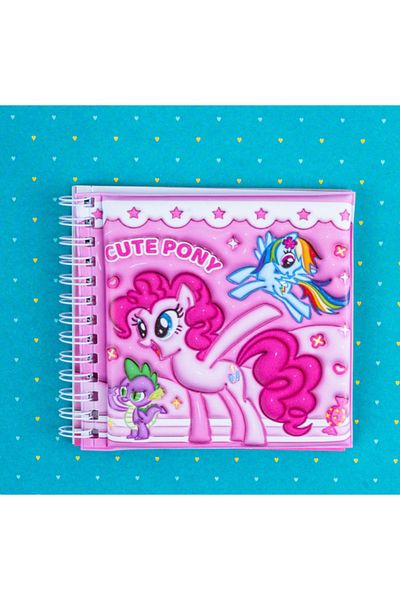 synshop My little pony unicorn soft scrunch cover sticker label removal album notebook