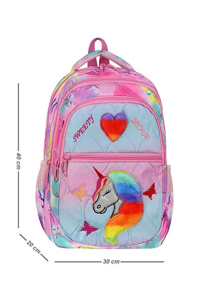QL ACCESSORY Luxury First School Bag with Unicorn Thermal Nutrition
