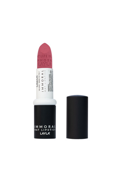 Layla Cosmetics Immoral Matte Lipstick No 17 Layla Touch - Intense Matte Lips...