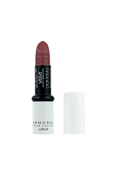 Layla Cosmetics Immoral Shine Lipstick No 7 Pool Night - Ruj Intens Hidratant