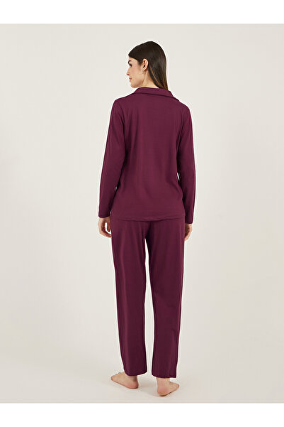 Styli Cotton Jersey Long Sleeves Shirt and Pyjama Set