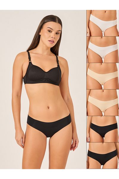 Styli Women Multicolor Solid Bikini Briefs