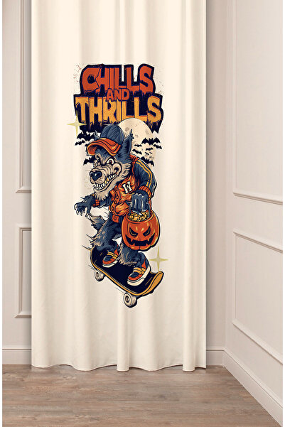 GREENDECOR ستارة خلفية عصرية أنيقة من Chills Thrills Kurt باللون البيج الكريم...