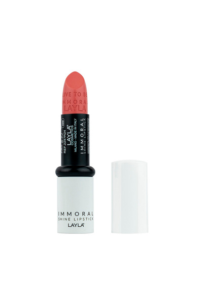 Layla Cosmetics Immoral Shine Lipstick No 5 Spell On You - Intense Moisturizing Lipstick