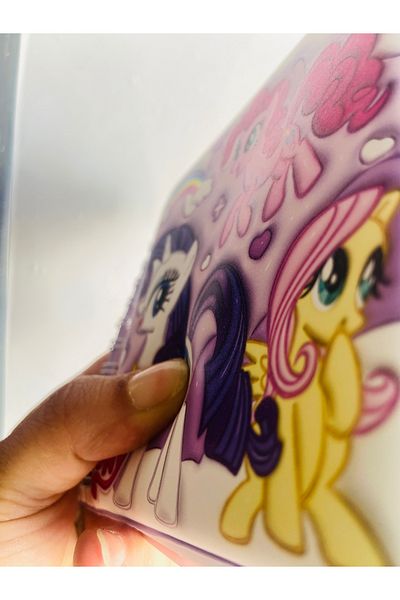 synshop My little pony unicorn soft scrunch cover sticker label removal album notebook