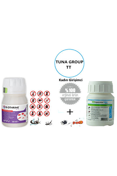 Bayer K-OTHRİNE SC 50 ML ve İMPERATOR 25 EC 50 ML İKİLİSİ - KENE, KARINCA, BÖCEK İLACI