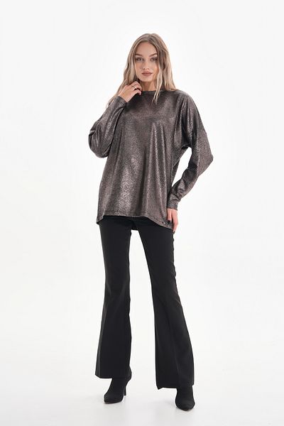 MYMİSİY Shiny Rose Casual Bluz