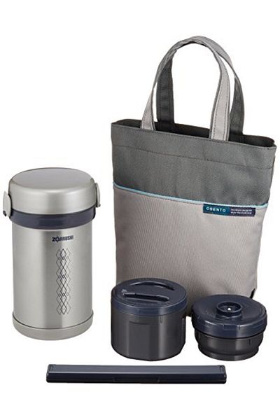 ZOJIRUSHI Zojirushi Stainless Steel Lunch Box Sl-nc09-aa - Silver SL-NC09-ST