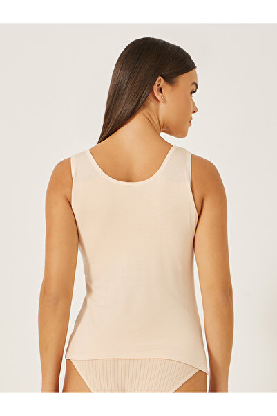 Styli Solid Scoop Neck Tank Slip with In-Built Bra