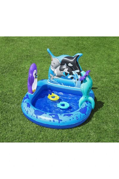 BESTWAY Children's play center, Bestway Polar Pals 53156, inflatable, PVC, 134 x 131 x 73 cm