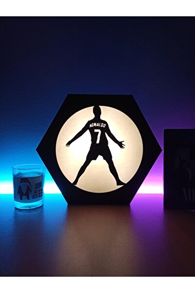 FOREVHOME Cristiano Ronaldo CR7 SIU v3 Masaüstü Dekoratif Lamba