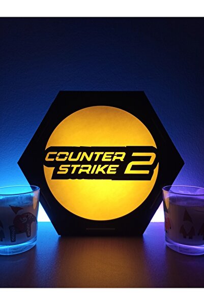 FOREVHOME Counter Strike CS2 Masaüstü Dekoratif Lamba