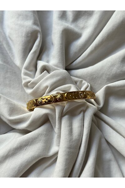 Midellie güneş ve ay çelik kelepçe