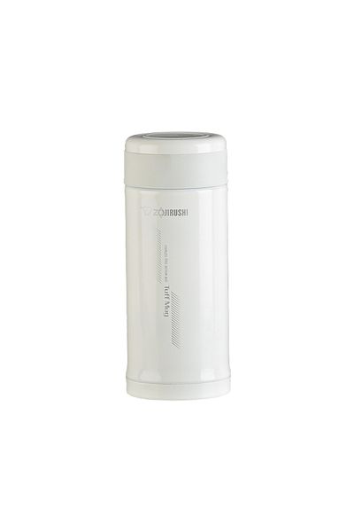 ZOJIRUSHI Zojirushi Japanese Stainless Steel Elephant Mug, 360ml, White
