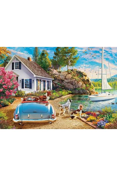 Ks Games Dog on the Boat 2000 Piece Puzzle