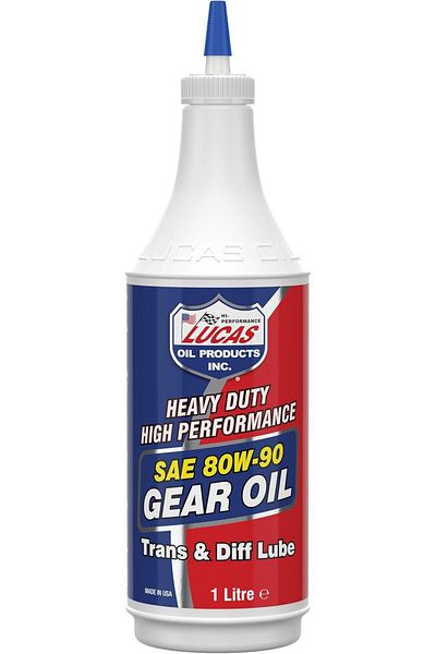 Lucas Oil Heavy Duty Gear Oil LUC10043 SAE 80W-90 - 1 Quart