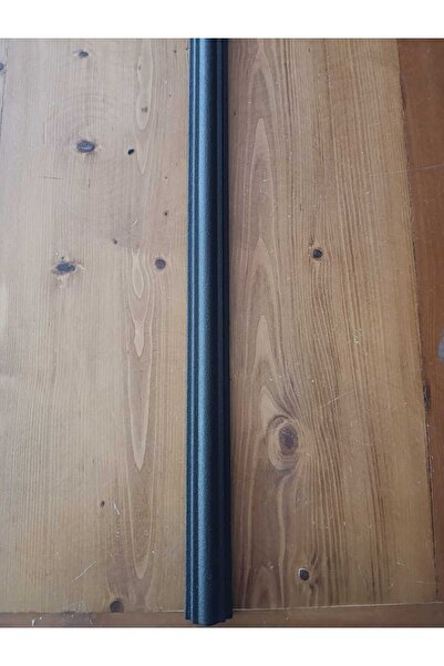 GÜÇLÜ 1 Adet (1 MT) Duvar Kaplama Dekoratif Boyalı Strafor Köpük Çıta (4 CM'LİK) - SİYAH Renk