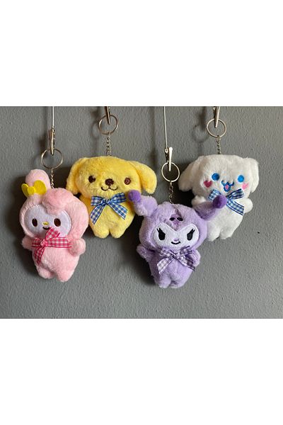 PABS Kuromi Sanrio Plush Keychain Bag Ornament