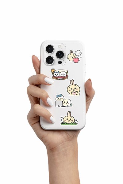 Grafikup Cute Cartoon Sticker Set - 72 Pieces Pen Laptop Notebook Water Bottle Label