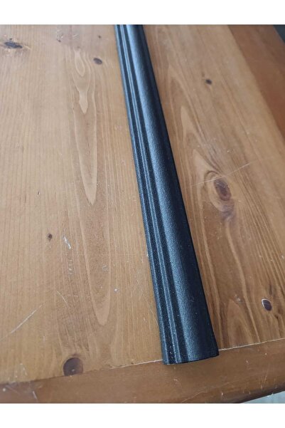 GÜÇLÜ 1 Adet (1 MT) Duvar Kaplama Dekoratif Boyalı Strafor Köpük Çıta (4 CM'LİK) - SİYAH Renk