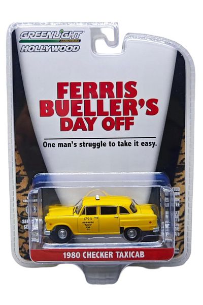 Greenlight Hollywood - 1980 Checker Taxicab Ferris Bueller’S Day Off 1:64 Scale Diecast Model