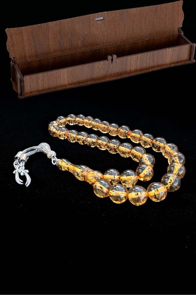 renery سبحة من البورسلين على شكل شاي من البورسلين مع صندوق خشبي هدية