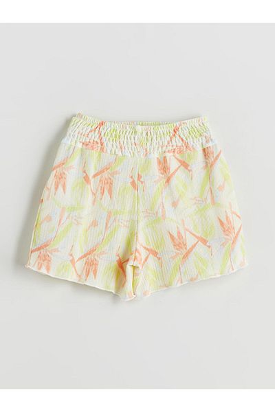 LC Waikiki New Season Girls' Shorts with Elastic Waist - S5L579Z4
