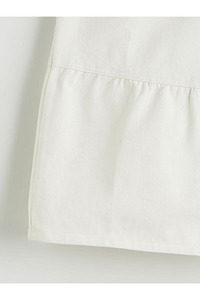 LC Waikiki Girl's Jeans Skirt with Elastic Waist
