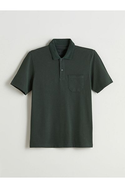 LC Waikiki Ανδρικό μπλουζάκι Polo με κοντό μανίκι Pique