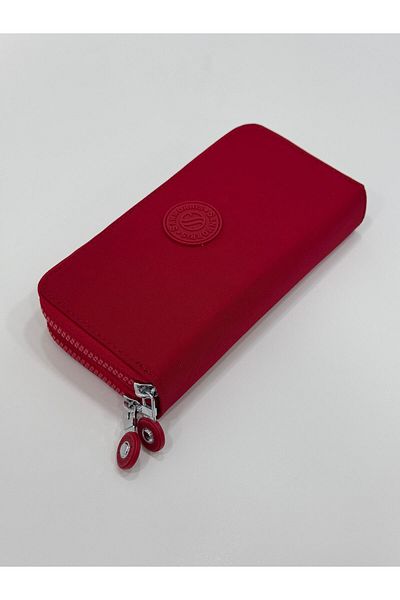 H&D COLLECTİON Crinkle Fabric Wallet with 2 Compartments for Paper and Coins 3068