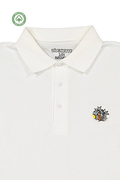 Divonette Boys Polo Collar Short Sleeve T-Shirt - Children's Clothing