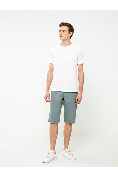 LC Waikiki Ανδρικά σορτς βερμούδας Standard Fit Gabardine