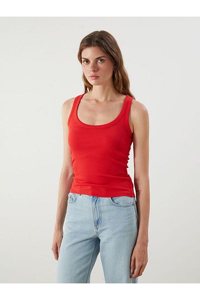 LC Waikiki New Season U Neck Women's Tank Top - S5Pu79Z8