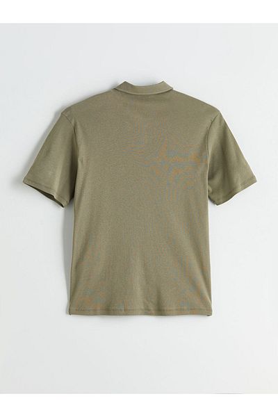 LC Waikiki Polo Neck Linen Blend Men's T-Shirt