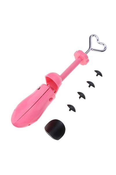 SIKS Adjustable Shoe Stretcher For Widening And Elongating Shoes, Abs Material, Size 34 - 40, Pink