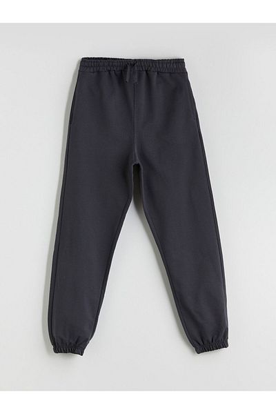 LC Waikiki Black Elastic Waist Boys Jogger Sweatpants