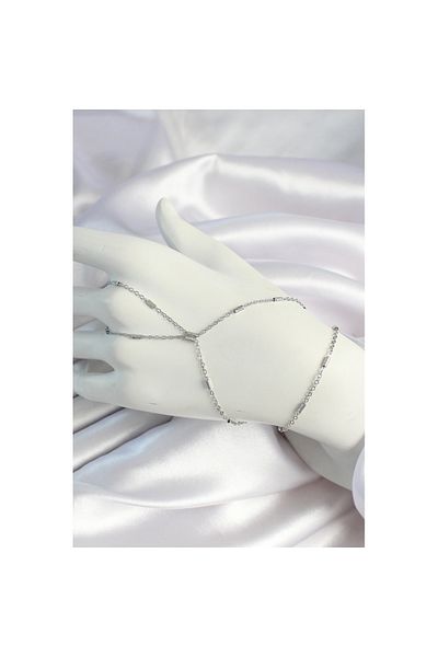 Skygo Brass Silver Color Fragmented Chain Shahmeran - Tj-Sn648