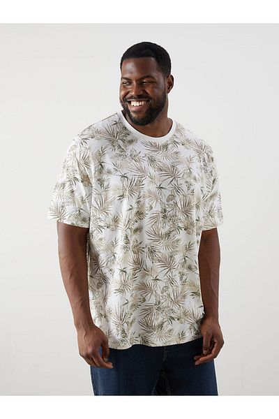LC Waikiki New Season Crew Neck Floral Men's T-Shirt - S5Nq03Z8