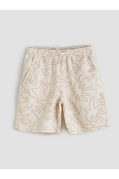 LC Waikiki Elastic Waist Muslin Boy's Shorts